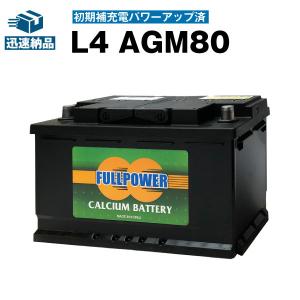 欧州車専用AGMバッテリー L4 AGM80 初期補充電済 580-901-080 LN4 BLA-80-L4 互換 アイドリングストップ車対応   自動車バッテリー