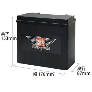 バイク用バッテリー ハーレー専用AGMバッテリ...の詳細画像4