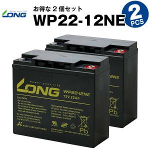 電動バイク WP22-12NE【お得！2個セット】 WP22-12N互換 新品 LONG 長寿命・保証書付き UPS 電動バイク セニアカー 電動リール など対応 サイクルバッテリー｜batterystorecom