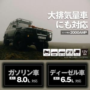 ジャンプスターター 12V車両 急なバッテリー...の詳細画像3