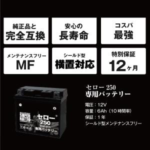 バイク用バッテリー ヤマハ セロー250 (2...の詳細画像4