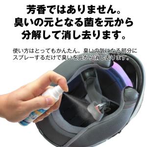携帯用 ヘルメット専用 強力消臭スプレー ヘル...の詳細画像3