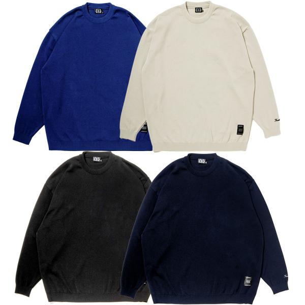 430 FOURTHIRTY フォーサーティー L/S RLX KNIT C&amp;S 26-009 クル...