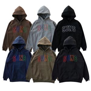 ANDSUNS アンドサンズ SUNS COLLEGE STITCH LOGO PULLOVER A...