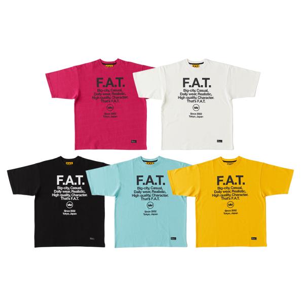 FAT エフエーティー CRUX F32410-CT02 Tシャツ 半袖 カットソー 肉厚 ボックス...