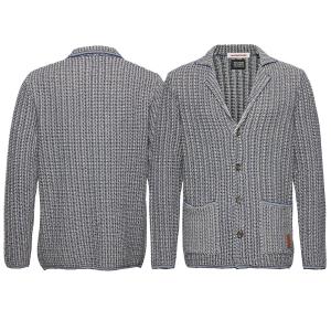 SCOTCH & SODA スコッチアンドソーダ Knitted structured blazer cardigan - Cardigans 165895 カーディガン　メンズ ブランド ストリート｜battleline-web