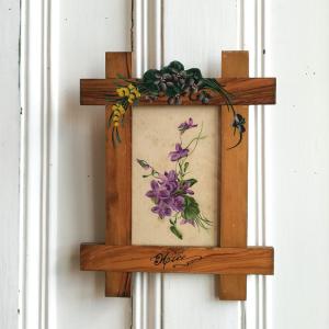 ホーロー クローバーのサボンラック ドイツアンティーク : BAU