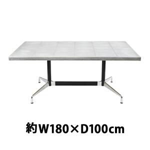イームズ セグメンテッドベーステーブル セグメンテッドテーブル イームズテーブル カフェテーブル オフィステーブル W180×D100｜bauhaus1