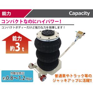 バルーンジャッキ 低床タイプ エアーバルーンジ...の詳細画像2