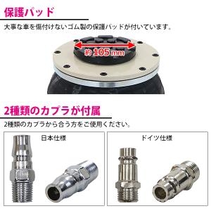 バルーンジャッキ 低床タイプ エアーバルーンジ...の詳細画像4