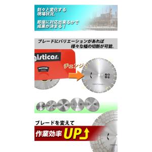 コンクリートカッター用ダイヤモンドブレード 単...の詳細画像2