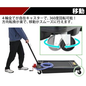 ドレンカート 手動ポンプ付き オイルカート オ...の詳細画像5