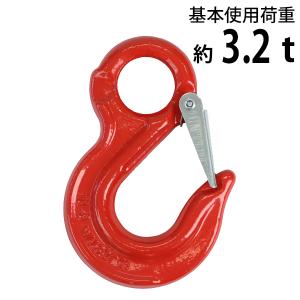 アイフック ラッチ付 使用荷重約1.2t 約1200kg G80 鍛造 フック 吊り具