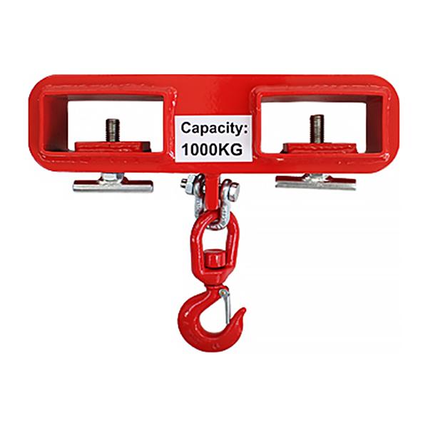 フォークリフト用吊りフック 1t 1000kg フォークリフト爪 吊りフック フック アタッチメント...