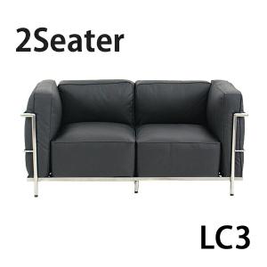 ルコルビュジエ 2P 2人掛け ソファ LC3 リプロダクト本革 ル・コルビジェ/LC3ソファBASICベーシックスタイル2P【タイプB