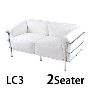 コルビジェデザイン LC3 COMFORT 3P ホワイト 3人掛け トリプルソファ