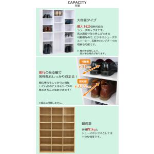 シューズボックス シューズラック 最大18足収...の詳細画像4