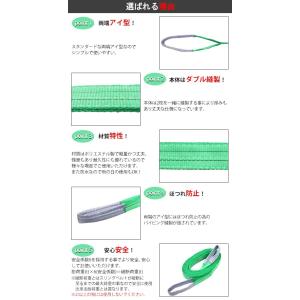 スリングベルト ベルトスリング 耐荷重約2t ...の詳細画像2