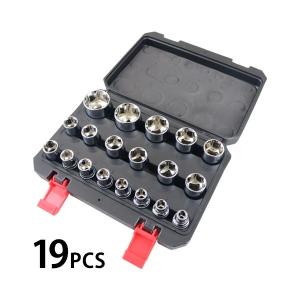 ソケットセット 六角 19PCS 19点 差込角1/2 1/2インチ