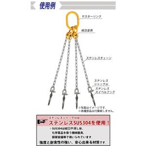 ステンレスシャックル 10個セット JIS規格...の詳細画像2