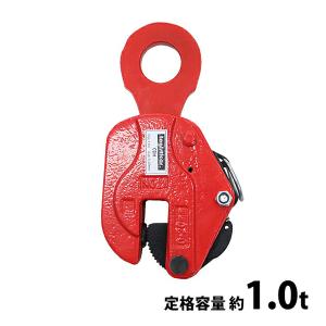 立吊クランプ ロック式 定格容量約3t クランプ範囲約0〜3.5cm クランプ