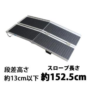 イーストアイ ポータブルスロープ アルミ2折式タイプ 全長1.5m／PVS150