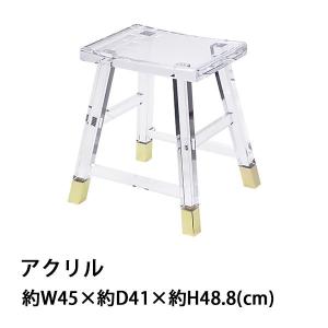 アクリルデスク ワークデスク 机 約W122×D50.5×H76.5 クリア