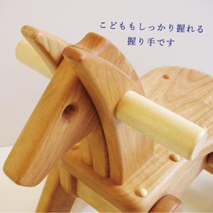 木馬 おもちゃ 木製 乗り物 玩具 日本製 1...の詳細画像5