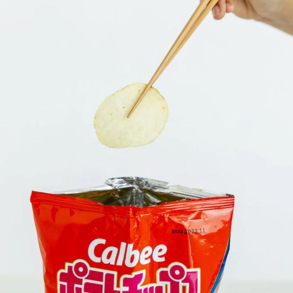 ポテトチップスのためのお箸 26cm 日本製 竹製 国産竹 ヤマチク 女性 男性 夫婦 親子 家族 ...