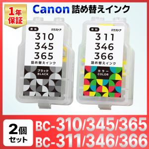 Canon用 詰め替えインク BC-310 / BC-345 ブラック用 1個 BC-311 / B...