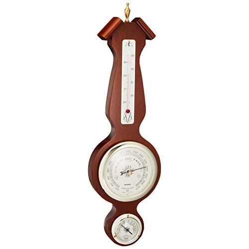 エンペックス気象計 温度湿度計 アメリカーナ気象計 壁掛け用 日本製 ブラウン BM-717 41....