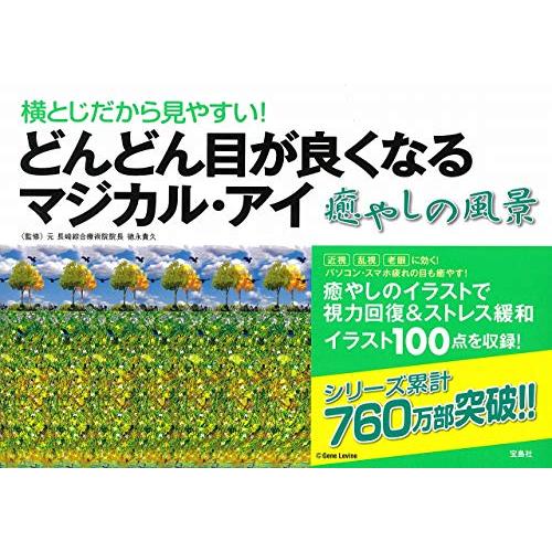 横とじだから見やすい どんどん目が良くなるマジカル・アイ 癒やしの風景