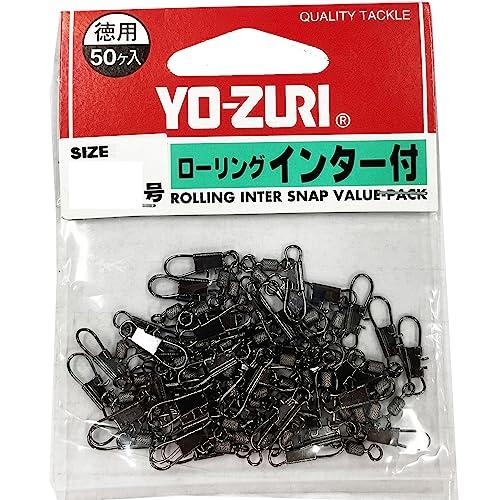 YO-ZURI(ヨーヅリ) 雑品・小物: ローリングインター徳用 黒 1号*8号