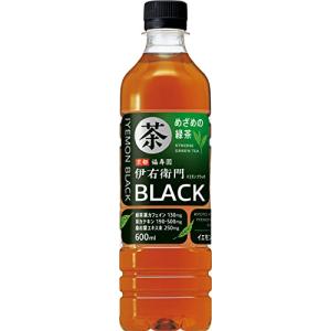 サントリー 緑茶 伊右衛門 BLACK ブラック お茶 600ml*24本｜baxonshop-honten