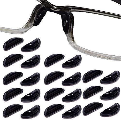 眼鏡 鼻 パッド シール エアクッション 24個 柔らかい シリコン 厚み3.5mm 12組セット ...