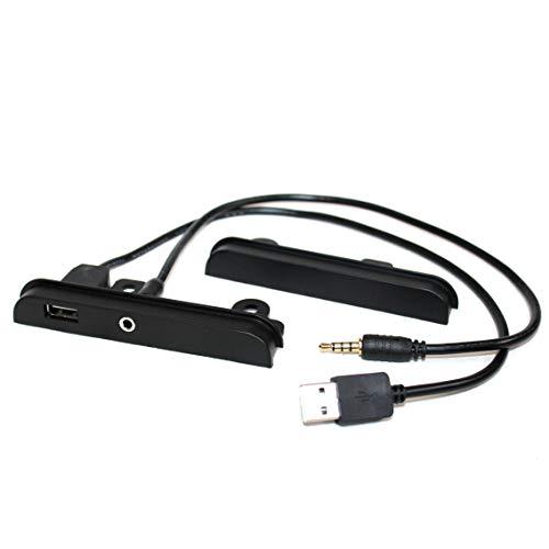 POG 汎用 ワイドパネルスペーサー 13* 3.5φ(3.5mmアンテナ)AUX*USBパネル付き...