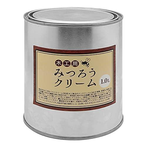 天然 国産みつろうクリーム 木工用 業務用 1L