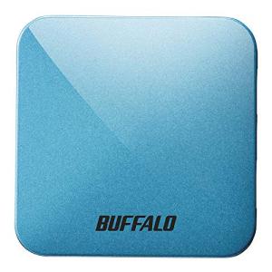 バッファロー BUFFALO 無線LAN親機 11ac/n/a/g/b 433/150Mbps トラベルルーター ターコイズブルー WMR-433W2-TB iPhone13メーカー動作確認済み