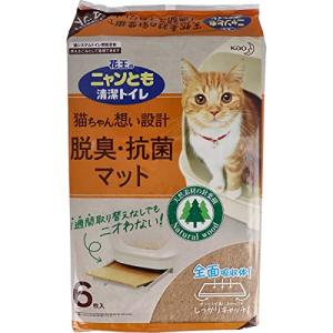 ニャンとも清潔トイレ 脱臭・抗菌マット ６枚入*2個セット