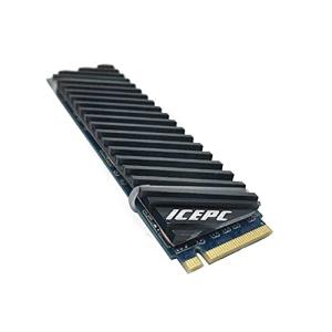 icepc M.2 ヒートシンク PS5 PCI-E NVME 2280 SSD グラフェンコーティング 銅ヒートシンク 高性能SSDラジエーター サーマルパッド付き ノートパソコン PC 2280 N