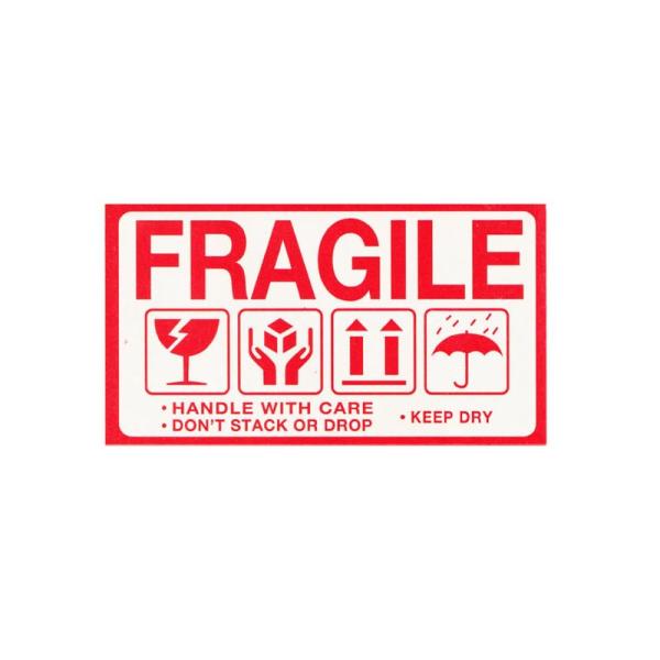 RS SHOP FRAGILE sticker フラジール ステッカー シール 業務用  9cm *...