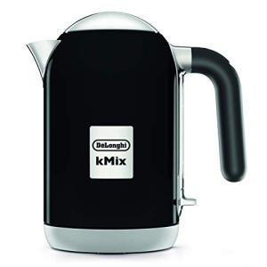 DeLonghi(デロンギ) De'Longhi電気ケトル ケーミックス [kMix] ZJX650J-BK ステンレス 1.0L ワンプッシュオープン 異物混入防止フィルタ 見やすい水量計 簡単お｜baxonshop-honten