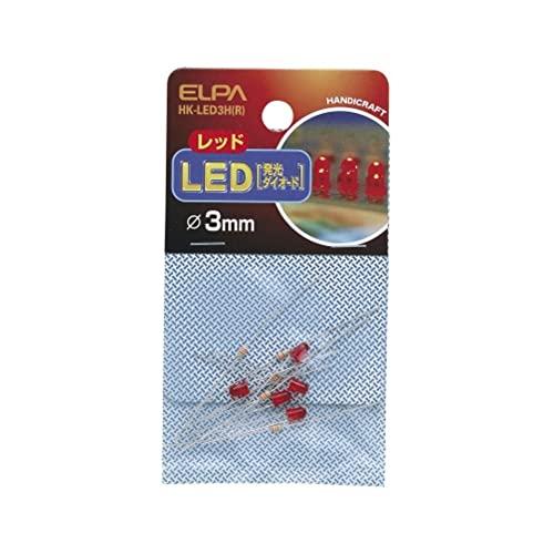 エルパ (ELPA) LED LED電球 工作 25mA 5個入 φ3mm レッド HK-LED3H...