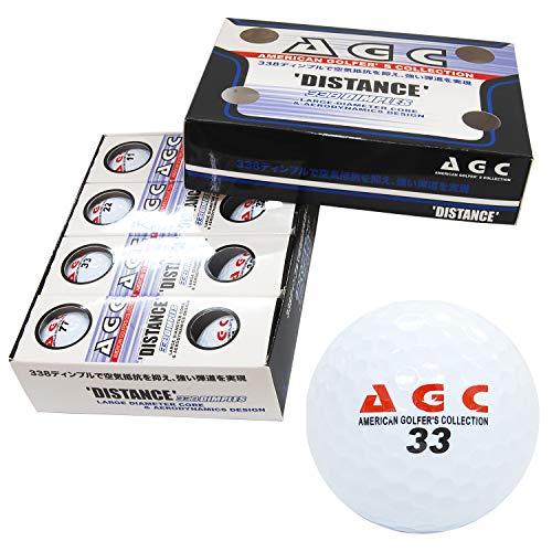 LEZAX(レザックス) ゴルフボール AGC 2ピース 1ダース(12個入り) ホワイト AGBA...