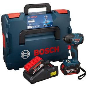 Bosch Professional(ボッシュ)18V コードレスインパクトドライバー (5.0Ahバッテリーx2個・充電器・ベルトフック・キャリングケース付) GDR18V-210C