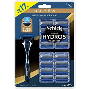 Schick(シック) ハイドロ5プレミアム つるり肌へ クラブパック(ホルダー(刃付き)*替刃16コ) 髭剃り カミソリ｜baxonshop-honten