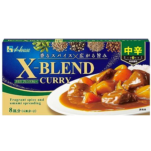 ハウス クロスブレンドカレー 中辛 140g *5個  大人も子どもも楽しめる家カレーのおいしさ