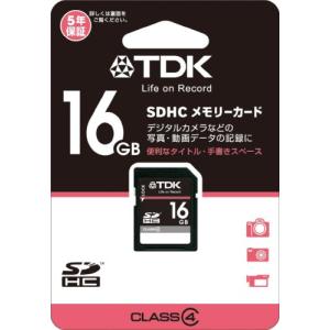 TDK SDHCカード 16GB Class4 (5年保証) T-SDHC16GB4｜baxonshop-honten