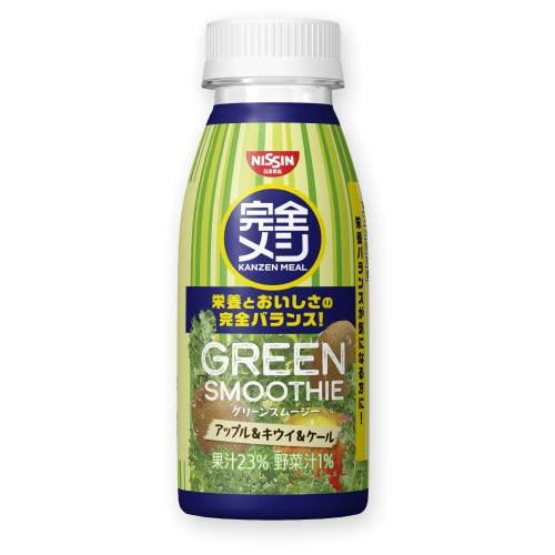 完全メシ  日清食品 グリーンスムージー 235ml*12本 ケール アップル キウイフルーツ たん...