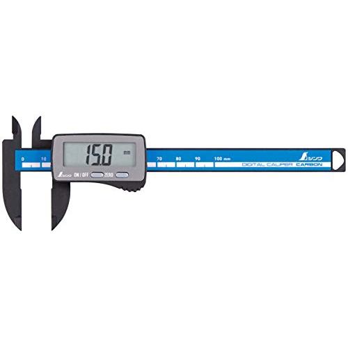 シンワ測定(Shinwa Sokutei) デジタルノギス カーボンファイバー大文字 100mm 1...